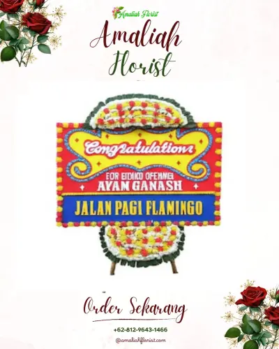 Bunga Papan Congratulation di Paku Alam
